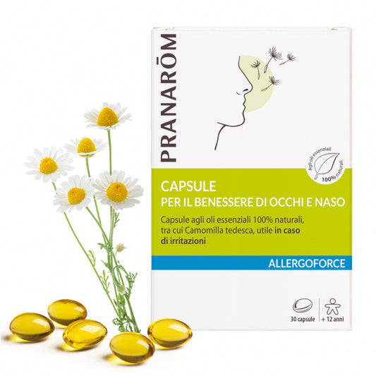 Capsule Allergia Occhi e Naso Allergoforce Pranarom - 30perle