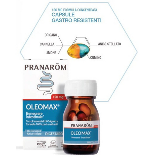 Oleomax Benessere Intestinale Pranarom - 15perle (gastroresistenti)