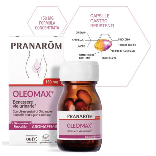 Oleomax Vie Urinarie Pranarom - 15perle (gastroresistenti)